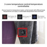 USB-Powered Heated Flannel Shawl Blanket